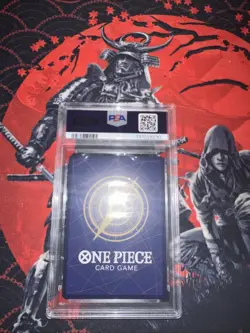 One Piece Op-11 English A Fist of Divine Speed Luffy Manga Card PSA 10 Gem Mint - Image 2