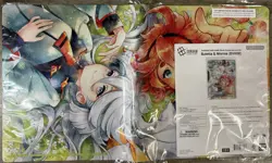 Gundam Card Game Suletta And Miorine Evx02 Playmat And Card Set Bandai Card Fest - Image 1