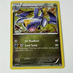 Garchomp 91/124 - Holo Rare Dragons Exalted - Pokemon Card - MP - Image 1