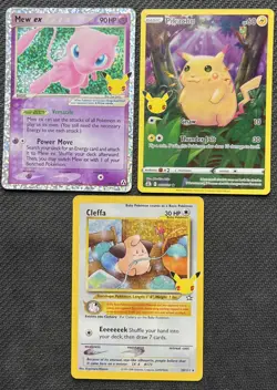 Mew Ex Pikachu Clefa Celebrations Classic Collectection Lot Pokemon Card 2021 - Image 1