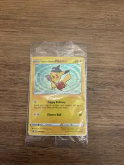 Special Delivery Pikachu SWSH074 SWSH: Sword & Shield Promo Cards Holo - Image 1