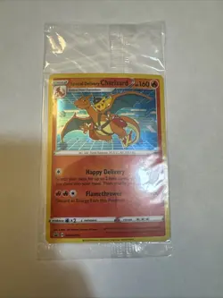 Special Delivery Charizard SWSH075 Sealed Holo Pokemon Center Promo Card 2022 - Image 1