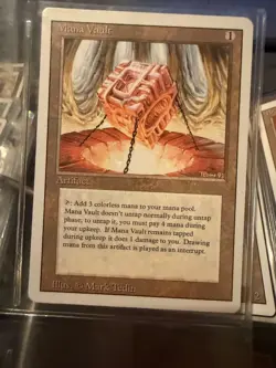 Mana Vault (Revised 1994) Mint ~ Magic The Gathering ~ Unplayed - Image 1