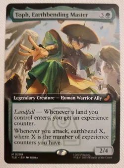 MTG Avatar Toph, Earthbending Master Extended Art Non-foil - Image 1