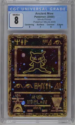 Ancient Mew Pokemon Movie 2000 CGC 8 Graded Pokemon Card - Image 1