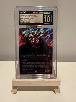 Golbez Crystal Collector MTG Final Fantasy #0540 Surge Foil Graded Pristine 10 - Image 1