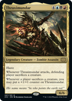 MTG - Thraximundar - Double Masters 2022 - NM, English Magic FLAT RATE SHIP - Image 1