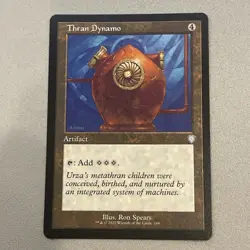 MTG Thran Dynamo Retro Frame - The Brothers' War Commander #168 - Image 1