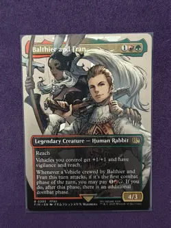 Balthier and Fran (0393) (Borderless) #393 (NM) Final Fantasy FIN Magic MTG - Image 1