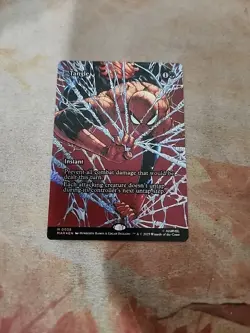Tangle Borderless Foil Marvel's Spider-Man MTG NM - Image 1