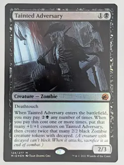 (Foil) Tainted Adversary (0124) Innistrad: Double Feature NM - Image 1