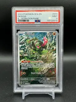 Okidogi 074/064 Illustration Rare Shrouded Fable EN PSA 9 MINT 2024 Pokemon TCG - Image 1
