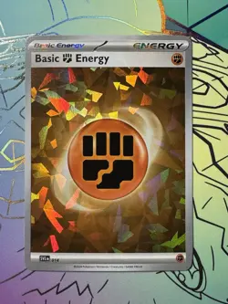 Pokemon TCG SVP EN Promo Basic Fighting Energy Cracked Ice Holo NM - Image 1