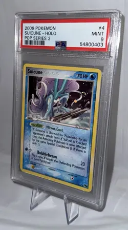 2006 Pokemon POP Series 2 Suicune - Holo #4 PSA 9 MINT - Image 3