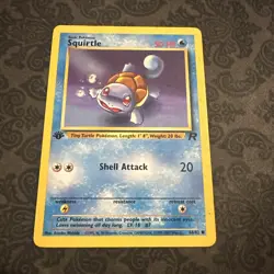 Squirtle 68/82 1st Edition Team Rocket 2000 Pokemon WotC - Image 1
