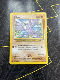 Pokemon WOTC Gligar 67/105 Neo Destiny Set UNLIMITED Common - Image 1