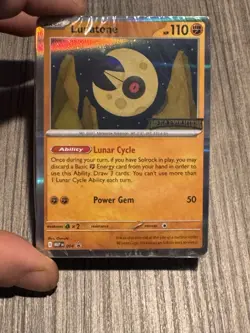 Mega Evolution Build & Battle Pokemon Deck 2025 Lunatone - Image 1