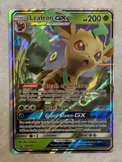 Pokemon TCG Leafeon-GX SM146/248 SM Black Star Promos Holo - Image 1