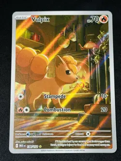 Pokemon TCG - Vulpix 138/132 Me01: Mega Evolution Holo🔥🔥🔥🔥🔥🔥NM - Image 1