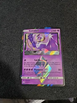 Lunala Prism Star #62/156 - PRISM STAR HOLO - Pokemon TCG Ultra Prism - LP - Image 1