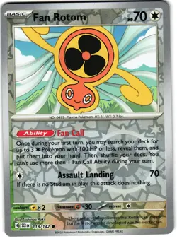 Fan Rotom Reverse Holo 118/142 Pokemon SV: Stellar Crown - Image 1