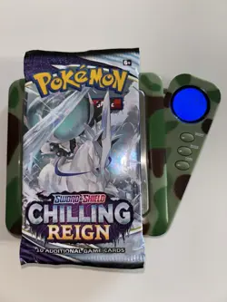 22.0g HEAVY Pokemon TCG Booster Pack - Sword & Shield Chilling Reign - Sealed - Image 1