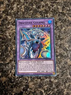 Yugioh Dracotail Gulamel - JUSH-EN007 - Super Rare - VLP - Image 1