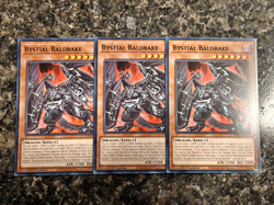 Yugioh 3x Bystial Baldrake - Playset - PHHY-EN004 - 1st Ed. Common - NM - Image 1