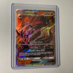 Pokemon Card Salazzle GX 25/147 Burning Shadows 2017 Ultra Rare LP-NM - Image 1