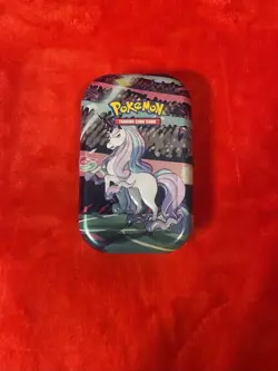 NEW POKEMON GALAR POWERS GALARIAN RAPIDASH MINI TINS EMPTY w/ ART CARD & COIN! - Image 3