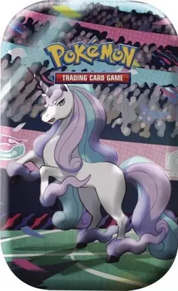 NEW POKEMON GALAR POWERS GALARIAN RAPIDASH MINI TINS EMPTY w/ ART CARD & COIN! - Image 4