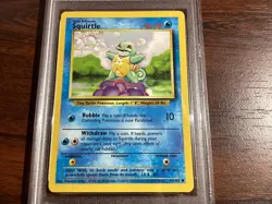 1999 POKEMON GAME SQUIRTLE #63 NM-MT PSA 8 POKEMON CARD Nice - Image 3