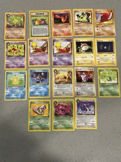 Pokemon TCG Base Set Team Rocket 18 Card Lot - Image 1
