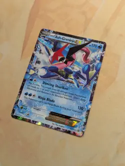 Pokemon TCG Ash-Greninja EX XY Black Star Promo XY133 Holo Card TCG Regular Size - Image 3