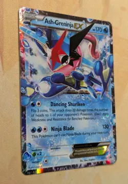 Pokemon TCG Ash-Greninja EX XY Black Star Promo XY133 Holo Card TCG Regular Size - Image 5