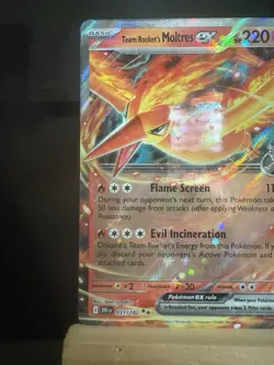 TEAM ROCKETS MOLTRES EX 31/182 - Destined Rivals Holo - Pokemon TCG Card - Image 2