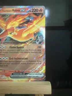 TEAM ROCKETS MOLTRES EX 31/182 - Destined Rivals Holo - Pokemon TCG Card - Image 3