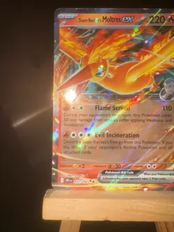 TEAM ROCKETS MOLTRES EX 31/182 - Destined Rivals Holo - Pokemon TCG Card - Image 5