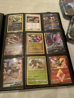 Charzard Pokemon Binder With 333 Cards And 4 Aluminum Cases Rare Cards Included - Image 1