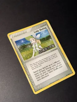 Pokemon Card - Lady Outing Deoxys 87/107 Reverse Holo Stamped - Image 3