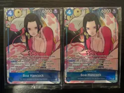 Boa Hancock ST17-004 One Piece Illustration Box Volume 2 Promo Card SEALED x2 - Image 1