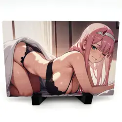 Darling in the Franxx Zero Two Sexy Lingerie Anime Waifu Girl Goddess Story Card - Image 2