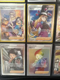 Lot Of 12 Pokemon Trainer & Supporter Cards Full Art Pokemon Cards TCG Giovanni - Image 5