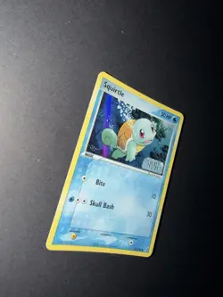 Pokemon Squirtle EX Crystal Guardians Reverse Stamped Holo Card 63/100 Mint - Image 3