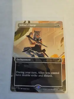 Sokka's Charge Borderless MTG Avatar: TLA Eternal-Legal Nm/M - Image 1