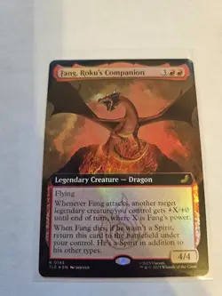 Fang, Roku's Companion Extended FOIL MTG Avatar: TLA Eternal-Legal Nm/M - Image 1
