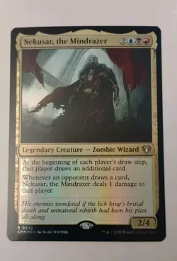 MTG Nekusar, the Mindrazer CMM 0349 COMMANDER MASTERS FOIL Zombie Wizard - Image 1