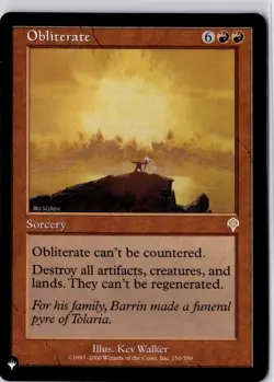 Obliterate The List Reprints Regular NM R 156/350 - Image 1
