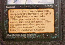 1996 Magic The Gathering - Alliances Misinformation NM................(DS3D1J7) - Image 5