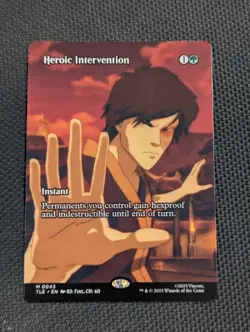 1x Heroic Intervention - Borderless M MTG Avatar: The Last Airbender: Eternal NM - Image 1